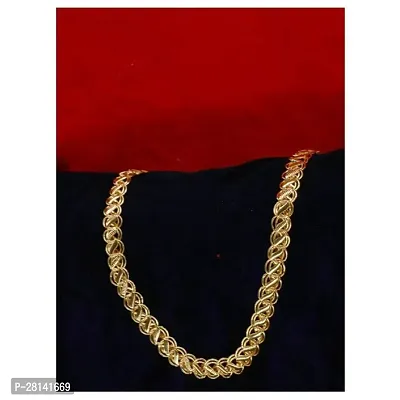 Elegant Golden Brass Chain For Men-thumb0