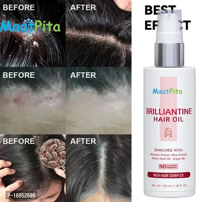 Essential Maatpita 100% Result Red Onion Hair Oil (Hair Growth, Thickness, Stimulating Healthy Hair And Hair Regrowth) Onion Hair Oil 100Ml-thumb2