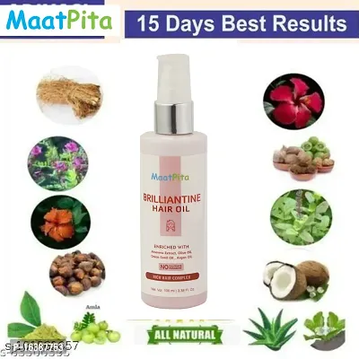 Maatpita Red Onion Oil, 27 Botanical Actives, Biotin, Argan Oil, Caffeine, Protein Pack Of 1 100 Ml-thumb0