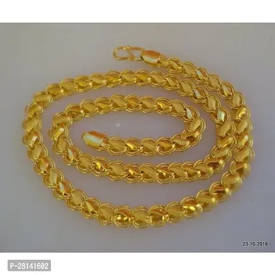 Elegant Golden Brass Chain For Men