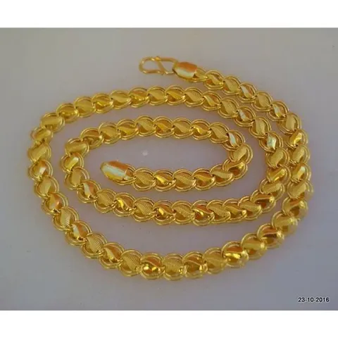 Stylish Brass Golden Chain For Men