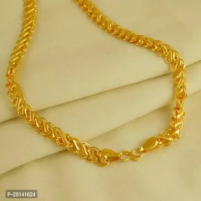 Elegant Golden Brass Chain For Men