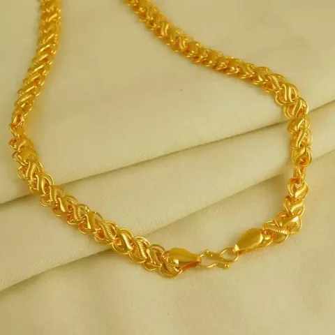 Stylish Brass Golden Chain For Men