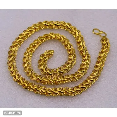 Elegant Golden Brass Chain For Men