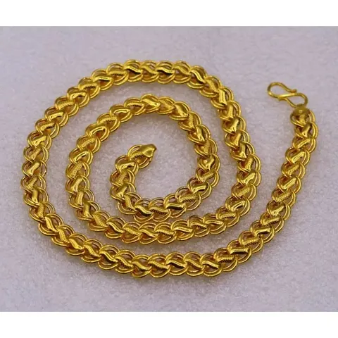 Stylish Brass Golden Chain For Men