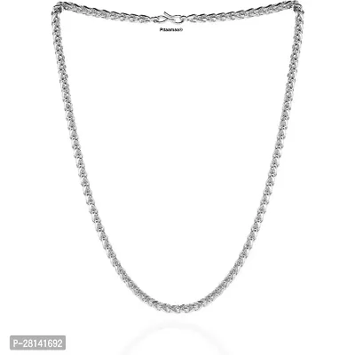 Elegant Silver Brass Chain For Men-thumb2