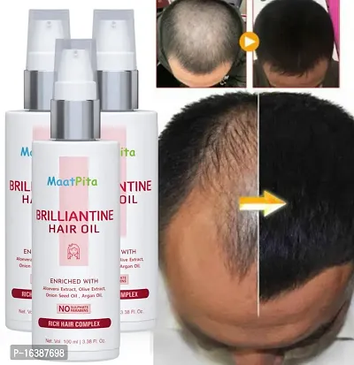 Onion Hair Oil Hair Regrowth Oil Controls Hair Fall And Dandruff For Men And Women Pack Of 3-thumb0