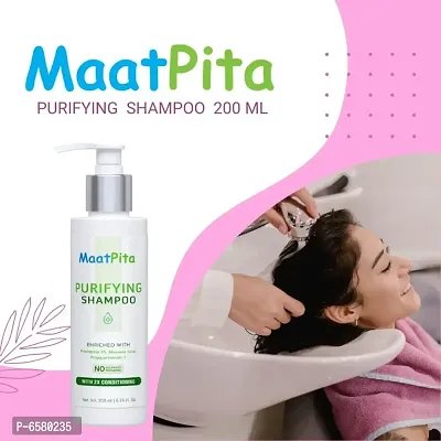 Purifying Shampoo, Alovera Juice, Pro-Vitamin B5  Polyquartenium-7 With 2X C pack of 1