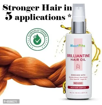 Maatpitareg; BRILLIANTINE Hair Oil With Alovera Extract,Olive Oil For Hair Fall C-thumb0