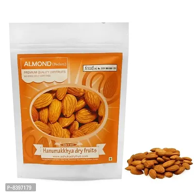 Hanumakkhya Dry Fruits Badam Giri Real Nuts Whole Natural Badam-800Gm Natural Premium California Almonds High in Fiber  Boost Immunity