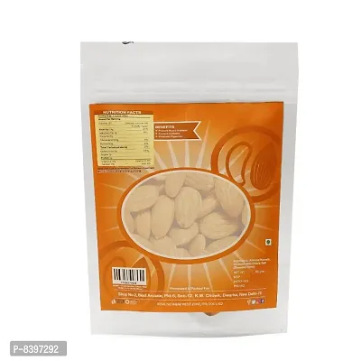 Hanumakkhya Dry Fruits Badam Giri Real Nuts Whole Natural Badam-200Gm Natural Premium California Almonds High in Fiber  Boost Immunity-thumb2