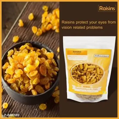 Hanumakkhya Dry Fruits Premium Seedless Green Raisins Amazing Quality Kishmish | Nutritious  Rich in Iron  Vitamin B  Healthy Sweet Treats-200GM-thumb2