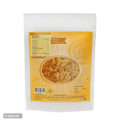 Hanumakkhya Dry Fruits Dry Fruits Premium Green Raisins, Hand Sorted Lambi Kishmish , Whole Natural Dry Grapes, Seedless Long Raisins-800GM-thumb2