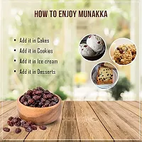 Hanumakkhya Dry Fruits Afghan Munakka Raisins with Seeds Large King Size Whole Dried Munakka Dry Fruits-400GM-thumb4