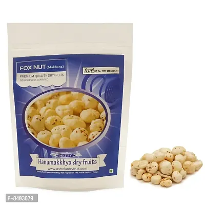 Hanumakkhya Dry Fruits Jumbo Handpicked Lotus Seeds /Fox Nuts Big Size Phool Makhana Gorgon Nut Puffed Kernels-200GM-thumb0