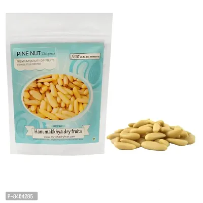 Hanumakkhya Dry Fruits Premium Quality Chilgoza Pine Nuts Without Shell | Chilgoza Giri | Chilgoja Seeds |Pine Seeds Jumbo Size Dry Fruits-100GM