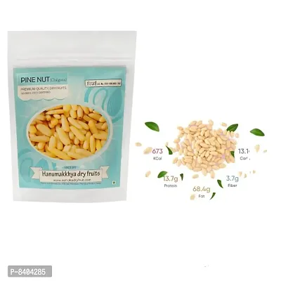 Hanumakkhya Dry Fruits Premium Quality Chilgoza Pine Nuts Without Shell | Chilgoza Giri | Chilgoja Seeds |Pine Seeds Jumbo Size Dry Fruits-100GM-thumb3