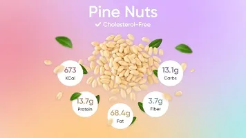 Hanumakkhya Dry Fruits Premium Quality Chilgoza Pine Nuts Without Shell | Chilgoza Giri | Chilgoja Seeds |Pine Seeds Jumbo Size Dry Fruits-100GM-thumb3