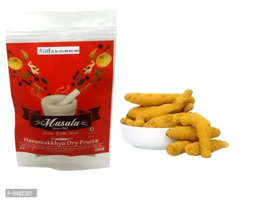 Hanumakkhya Dry Fruits Premium Quality Whole Turmeric Sticks Organically Grown Haldi Gatiya| Sabut Haldi  Whole Haldi-100GMS-thumb0