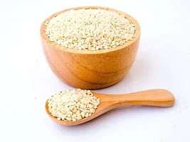 Hanumakkhya Dry Fruits Premium  Organic White Sesame Seeds | Safed Til Tal For Weight Loss And Eating-100GMS-thumb1