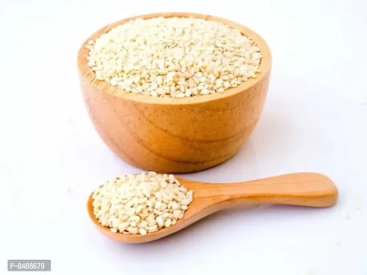 Hanumakkhya Dry Fruits Premium  Organic White Sesame Seeds | Safed Til Tal For Weight Loss And Eating-100GMS-thumb2
