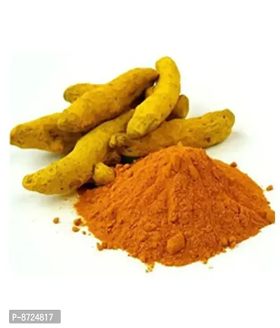 Hanumakkhya Dry Fruits Premium Quality High Curcumin Organic Pahadi Turmeric (Haldi) Powder -400GMS-thumb2