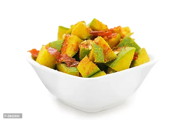 Hanumakkhya Dry Fruits Premium Punjabi Mango Pickle - Aam ka Achar | Homemade Mango Pickles | Mango Achar-500GMS-thumb2