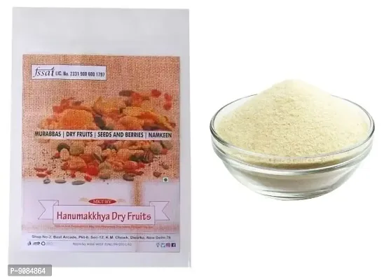 Hanumakkhya Dry Fruits Premium Quality Wheat Sooji Fine Granular Pure  Tasty -500Gm-thumb0