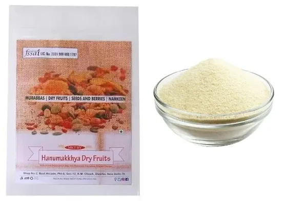 Hanumakkhya Dry Fruits Premium Quality Wheat Sooji Fine Granular Pure  Tasty -500Gm