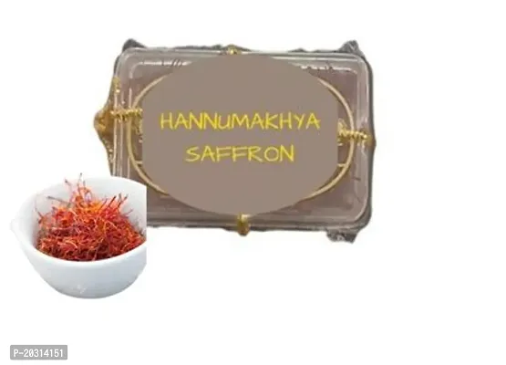 Hanumakkhya Natural and Finest A++ Grade Kashmiri Kesar / Saffron Threads 0.5 Gm