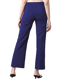 Classic Cotton Lycra Solid Trouser for Women-thumb1