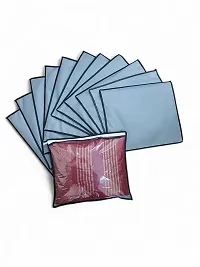 SAHU'S Super Saver Dhamakaa Offer- Saree Cover Storage Cover GREY SAREE COVER 12 PCS-thumb2