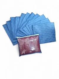 SAHU'S Super Saver Dhamakaa Offer- Saree Cover Storage Cover NAVY BLUE SAREE COVER 12 PCS-thumb1