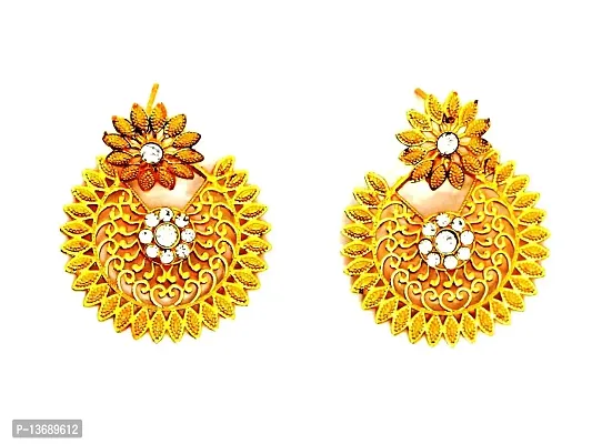 Gold-Plated Stylish Studs Earrings