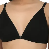 SUPER SOFT FRONT OPEN BLACK COLOR BRA-thumb3