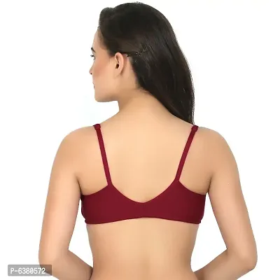 SUPER SOFT FRONT OPEN MAROON COLOR BRA-thumb5