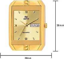 HEMT Fashion Analogue Men's Watch(Golden Dial Gold Colored Strap)-HM-GSQ005-GLD-GLD-thumb3