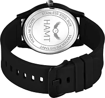 Stylish Black Silicone Analog Watch For Men-thumb4