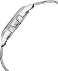 Trendy Silver Metal Analog Watch For Women-thumb2