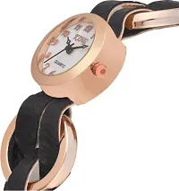 Trendy Multicolor Synthetic Leather Analog Watch For Women-thumb1