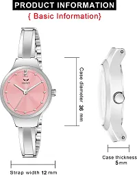 Trendy Silver Stainless Steel Analog Watch For Women-thumb3