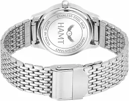 Trendy Silver Metal Analog Watch For Women-thumb1