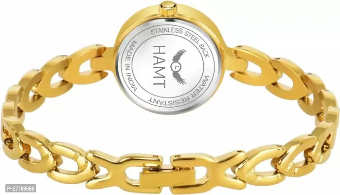 Trendy Golden Metal Analog Watches For Women Pack Of 2-thumb4