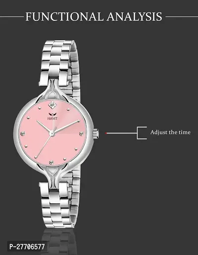 Trendy Silver Stainless Steel Analog Watch For Women-thumb4