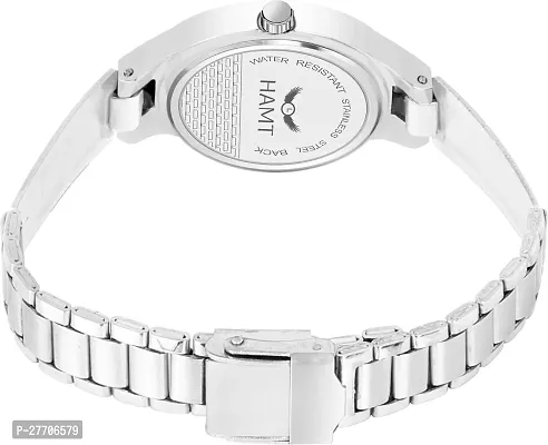 Trendy Silver Stainless Steel Analog Watch For Women-thumb3