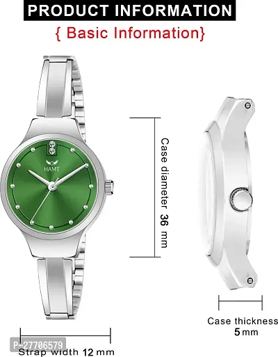 Trendy Silver Stainless Steel Analog Watch For Women-thumb5