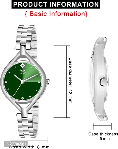 Trendy Silver Stainless Steel Analog Watch For Women-thumb5