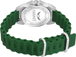 Trendy Green Silicone Analog Watch For Women-thumb2