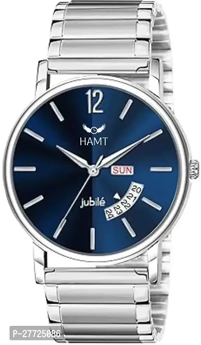 Stylish Silver Metal Analog Watch For Men