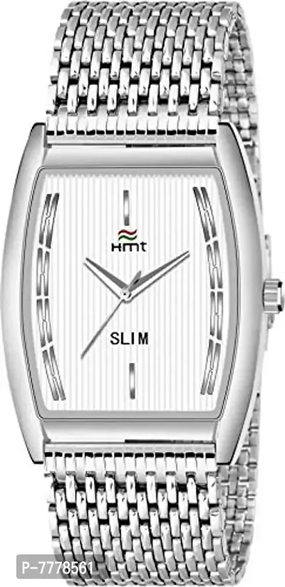 HEMT Silver Dial Analog Watch - HM-GSQ1052-SLV-CH-thumb0
